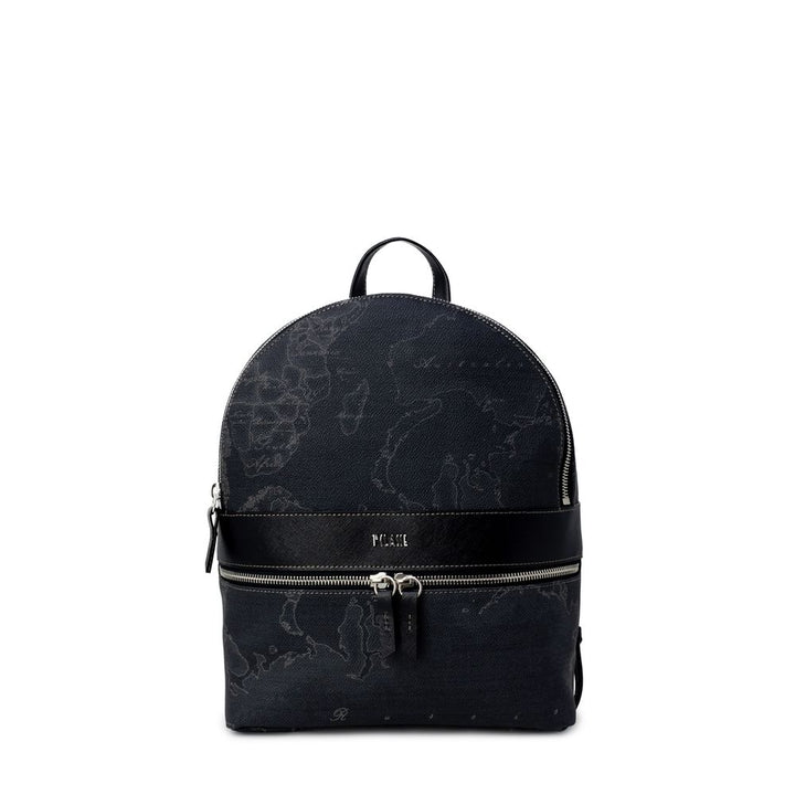 Alviero Martini Prima Classe Rucksack aus schwarzem Leder