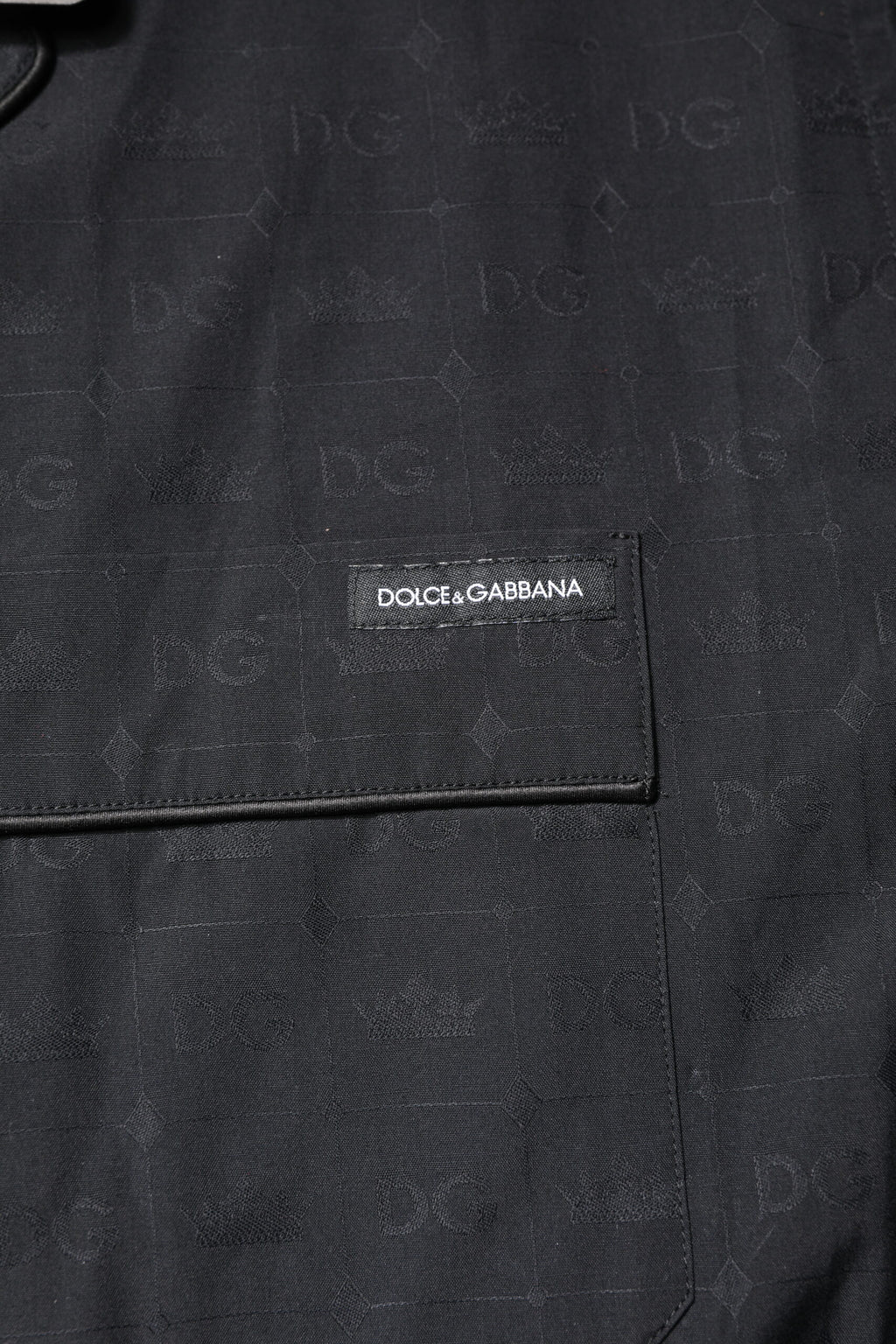 Dolce &amp; Gabbana Herren-Pyjama-Set aus schwarzer Baumwolle, Nachtwäsche
