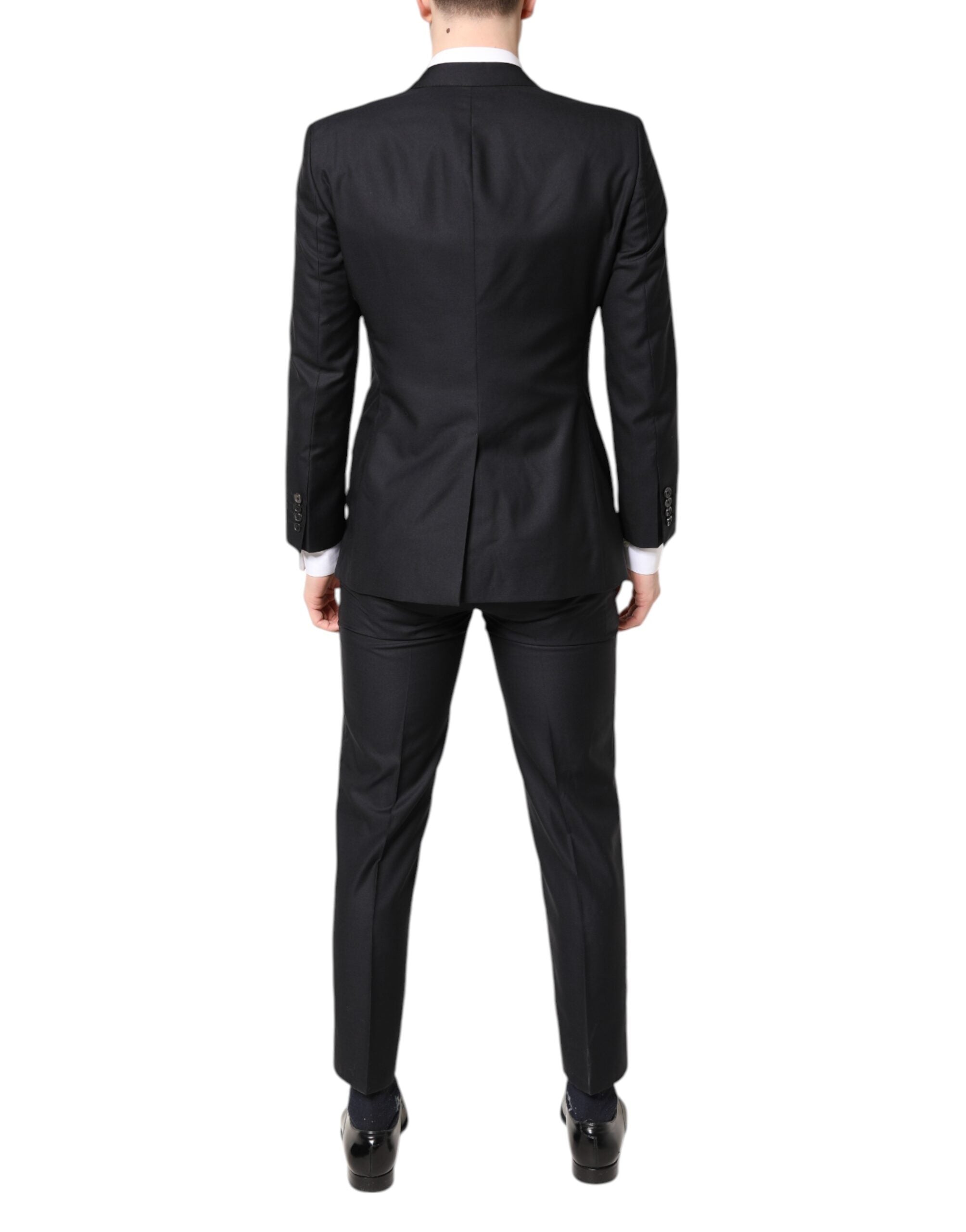 Dolce &amp; Gabbana – Blauer MARTINI-Anzug aus Wolle, 3-teilig