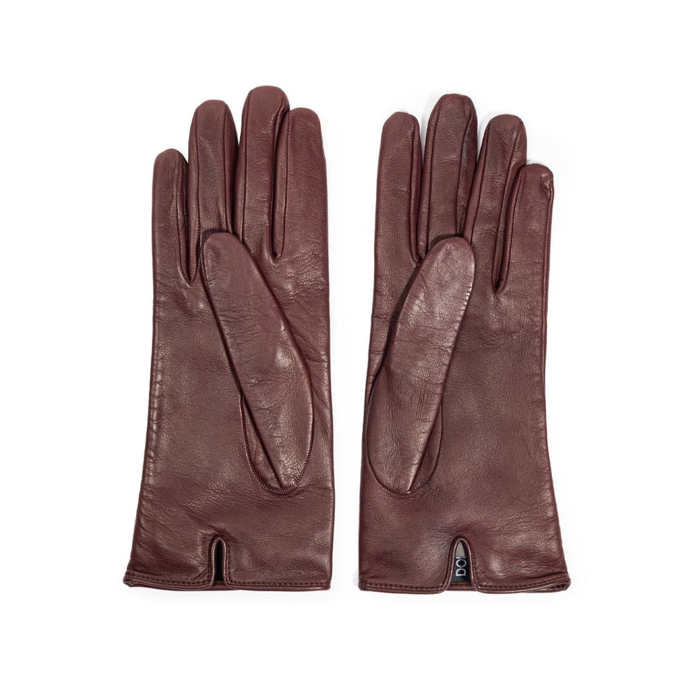 Dolce &amp; Gabbana Burgunder Lederbekleidung
