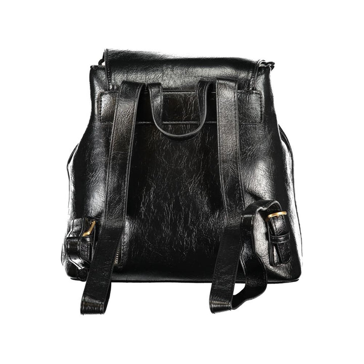 Valentino Bags – Schwarzer Polyethylen-Rucksack für Damen