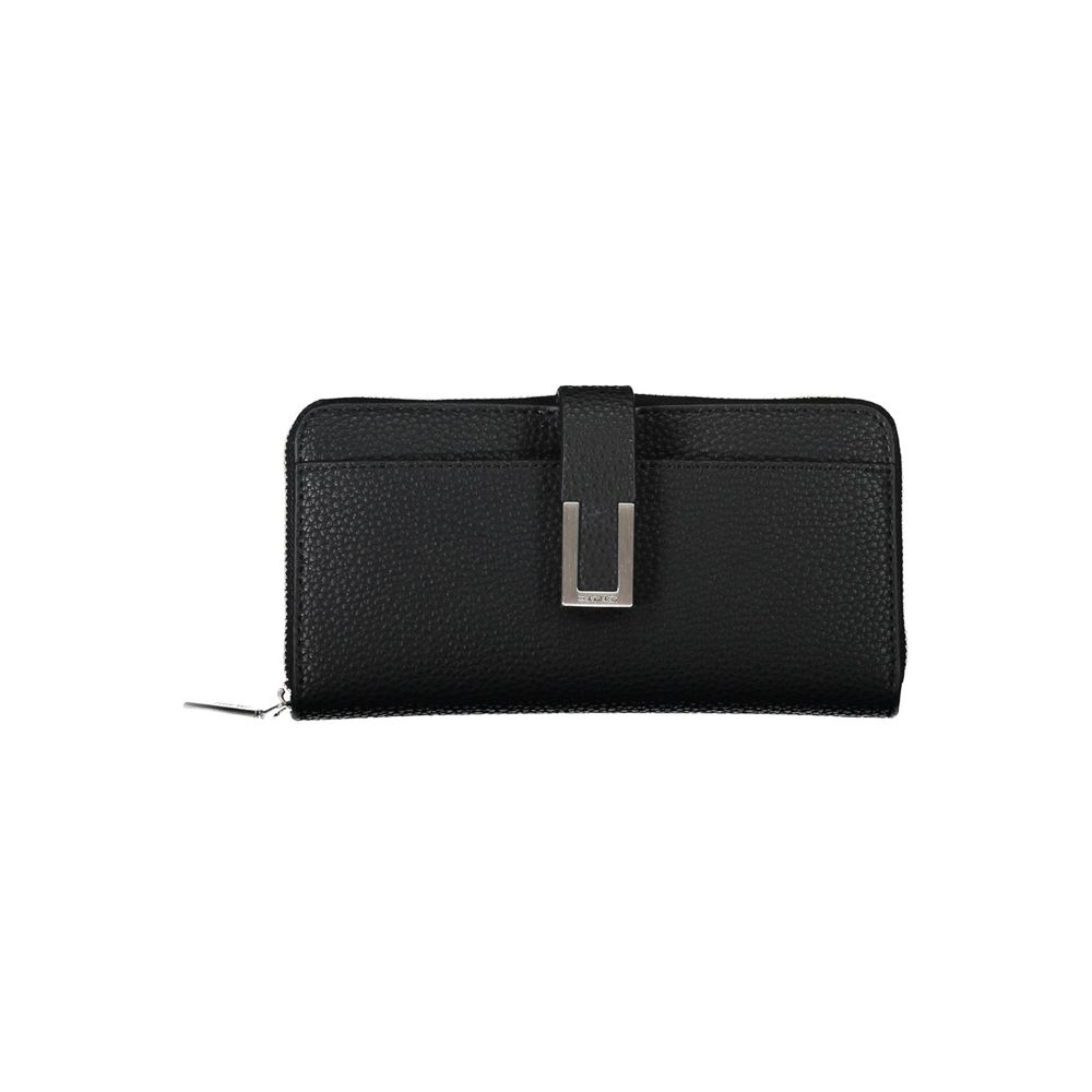 Calvin Klein Schwarze Polyester Damen Geldbörse
