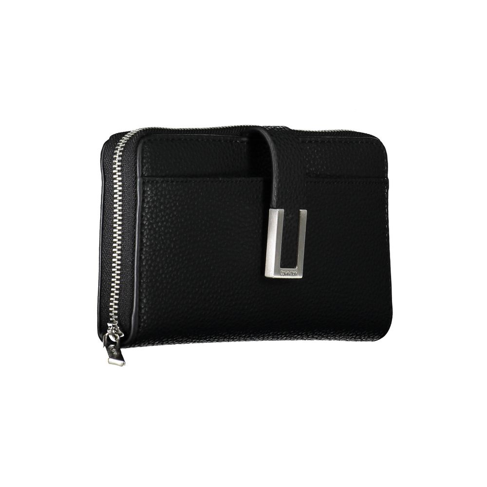 Calvin Klein Schwarze Polyester Damen Geldbörse