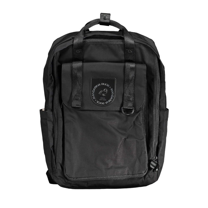 Mandarina Duck – Schwarzer Baumwollrucksack