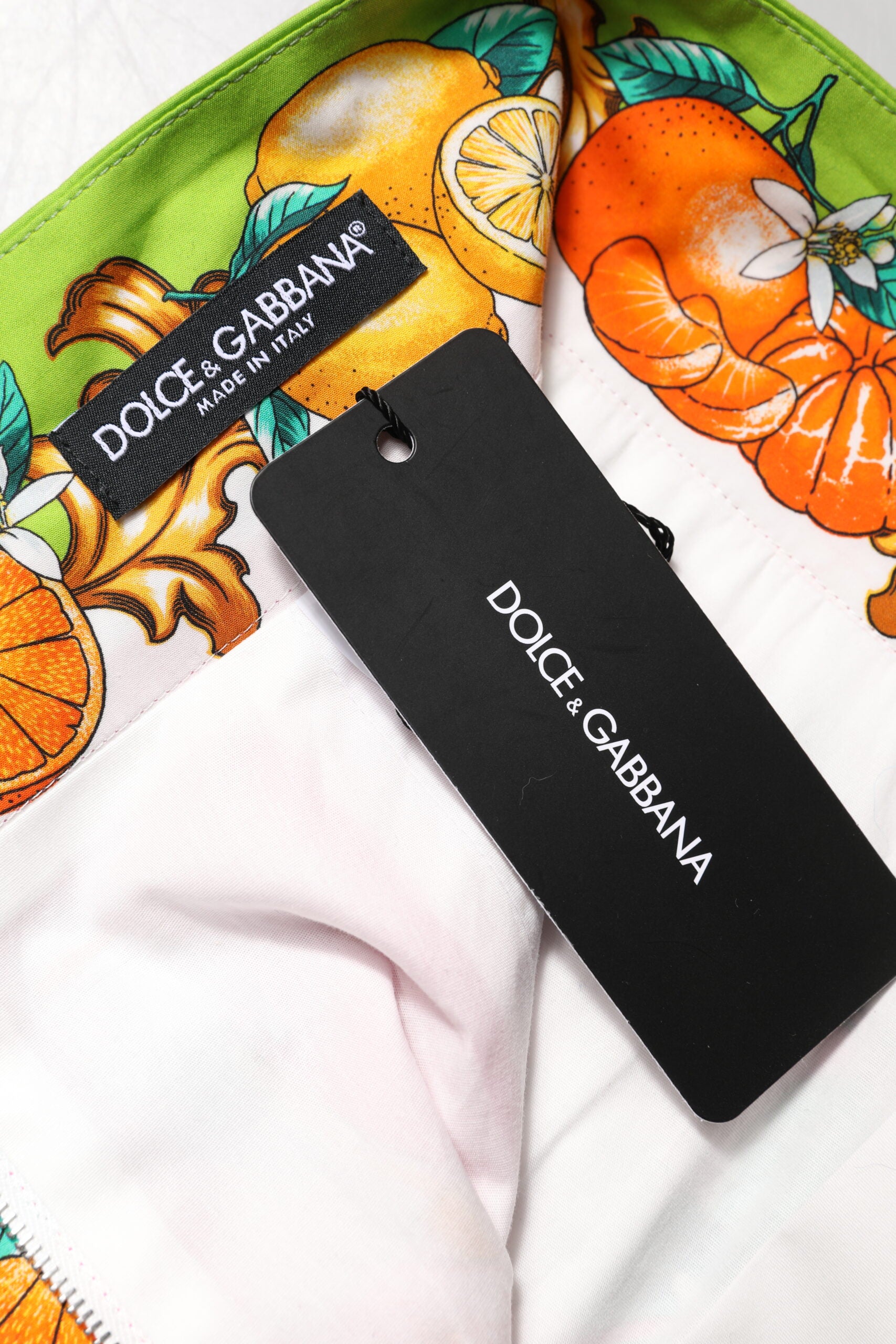 Dolce &amp; Gabbana – Rosa bedruckte Hotpants mit hoher Taille