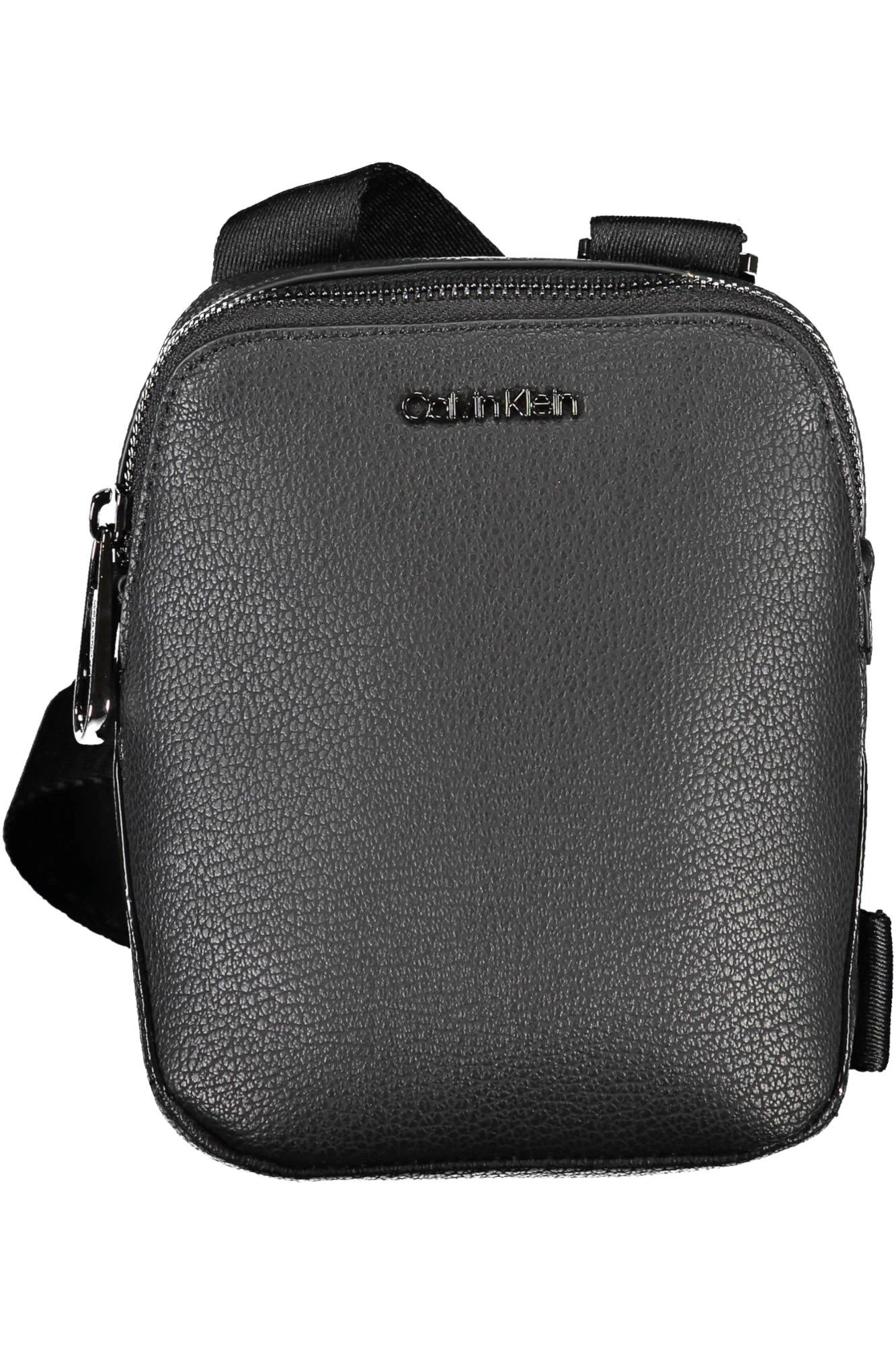 Men’s Black Shoulder Bag with Adjustable Strap