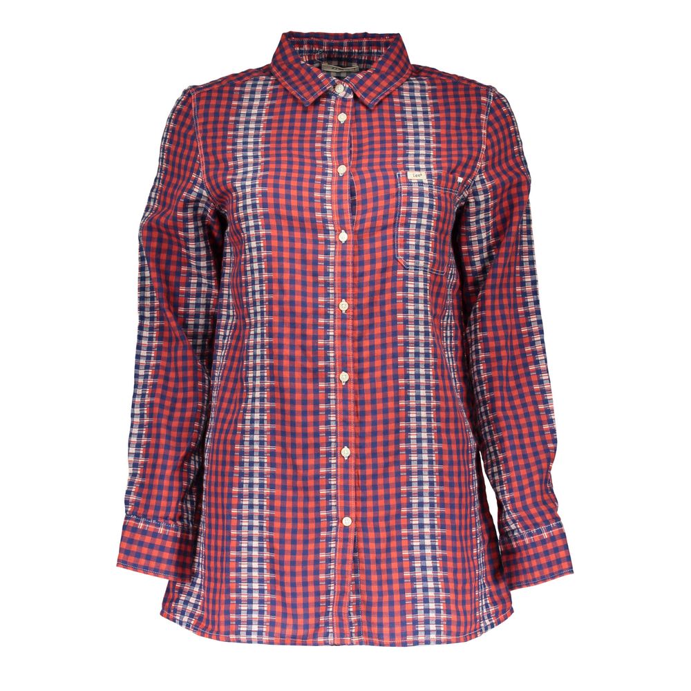 Lee Red Other Fibres Herren Hemd