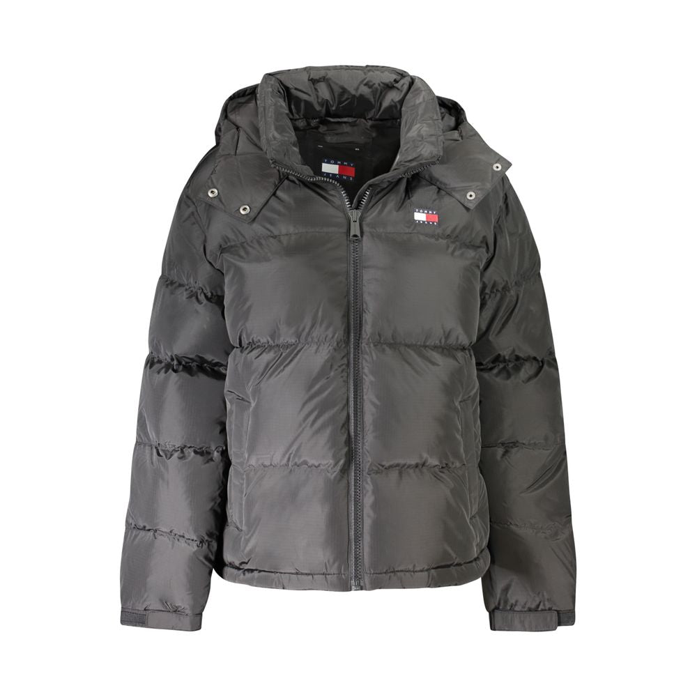 Tommy Hilfiger Alaska Black Polyester Women Puffer Jacket