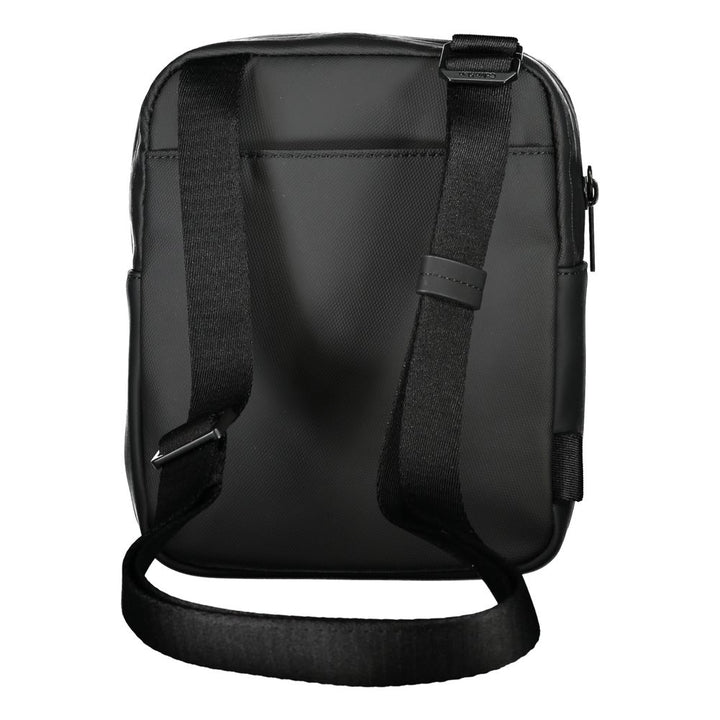 Calvin Klein – Elegante schwarze Umhängetasche aus recyceltem Polyester