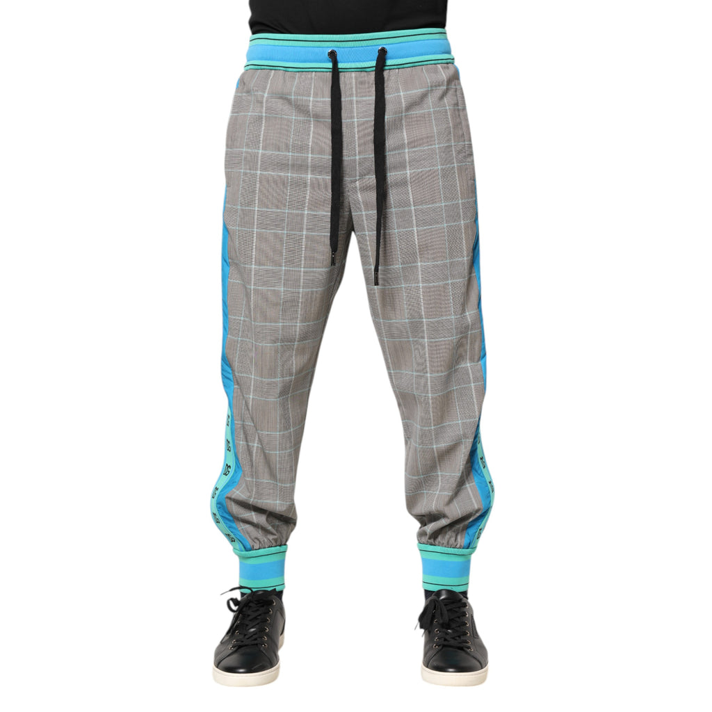 Dolce & Gabbana Multicolor Cotton Men Jogger Sweatpants Pants