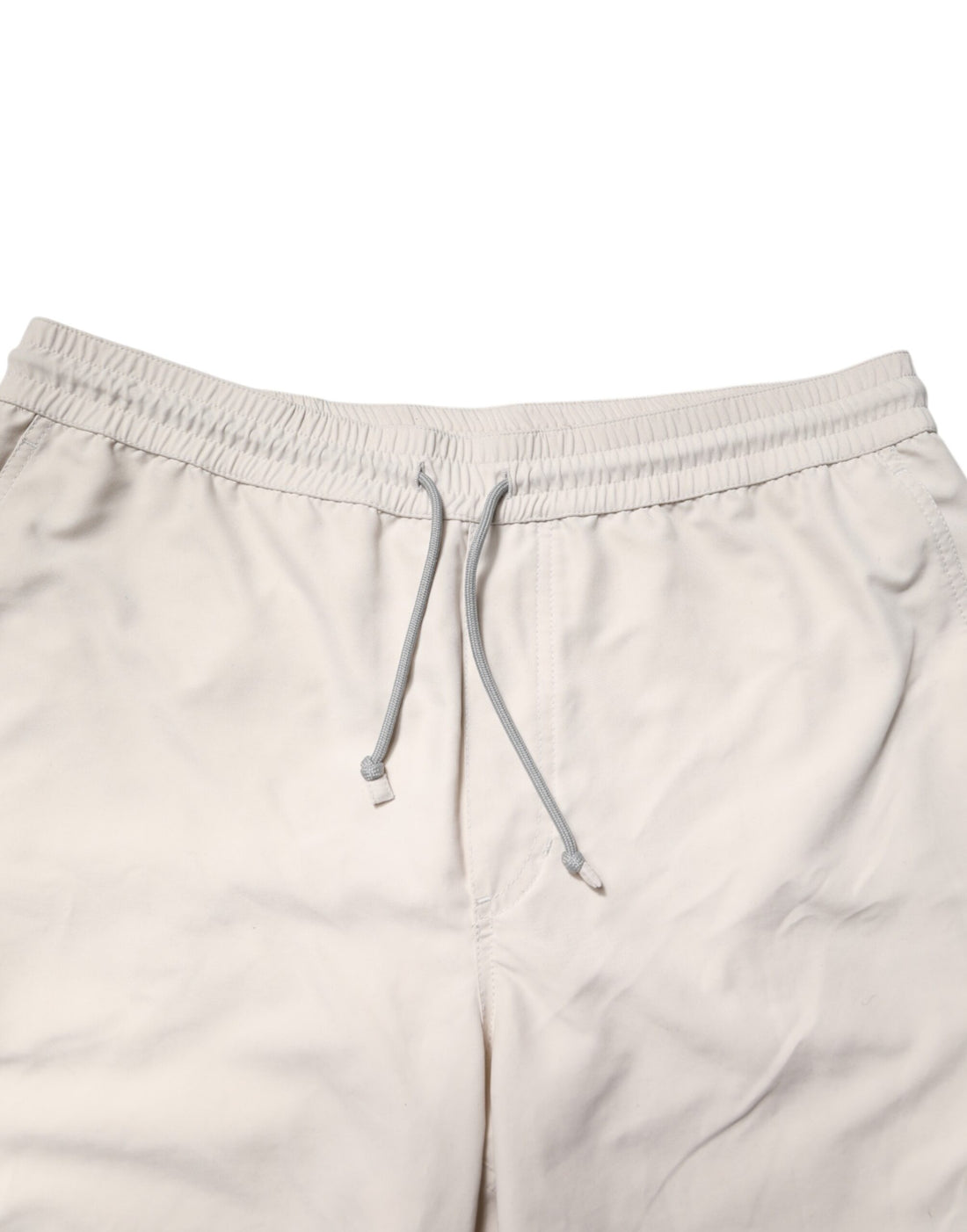 Brunello Cucinelli Herren Bermuda Sweatshorts Shorts Off White Logo