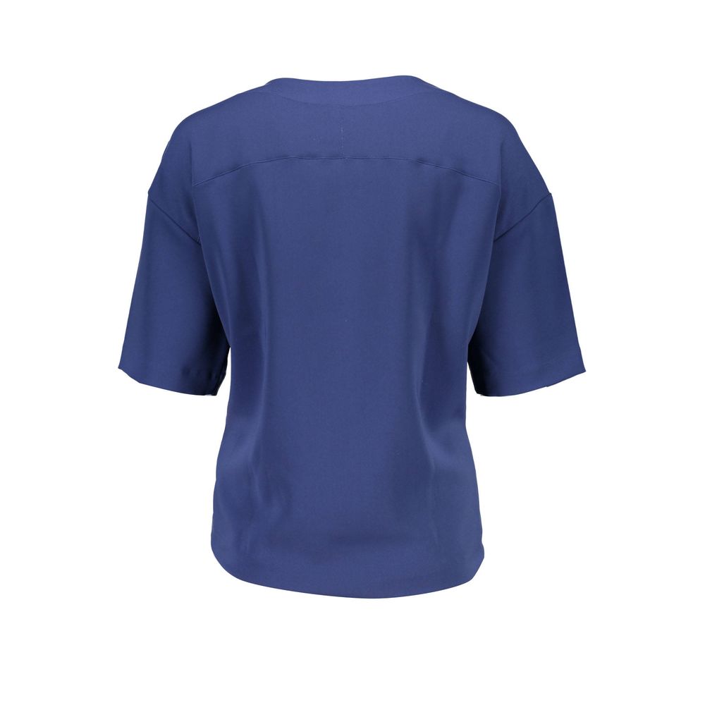 Gant – Unisex-T-Shirt aus blauer Baumwolle
