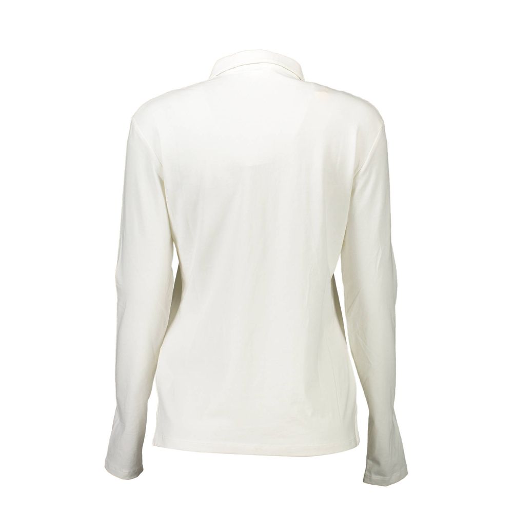 US POLO ASSN. Weißes Poloshirt aus Baumwolle für Damen