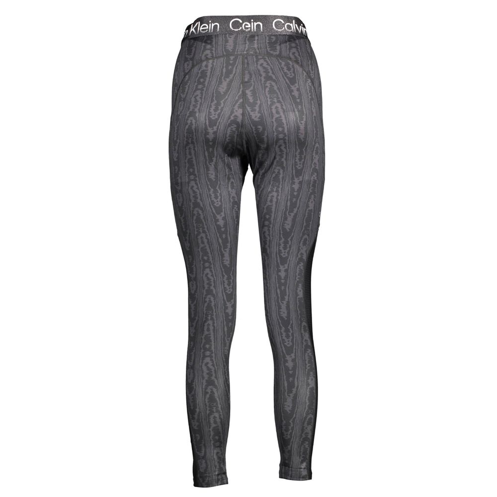 Calvin Klein – Schwarze Leggings aus Baumwolle für Damen