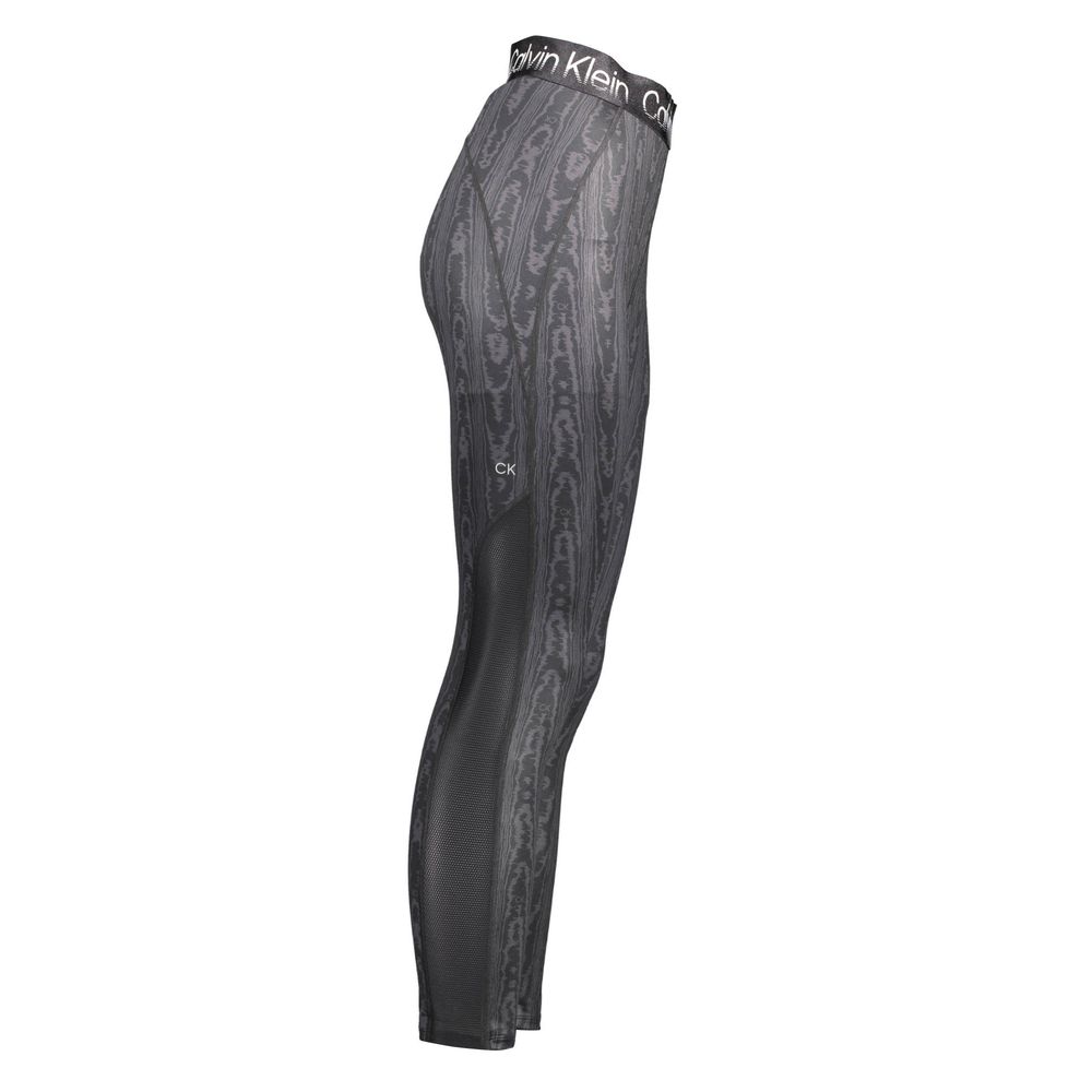Calvin Klein – Schwarze Leggings aus Baumwolle für Damen