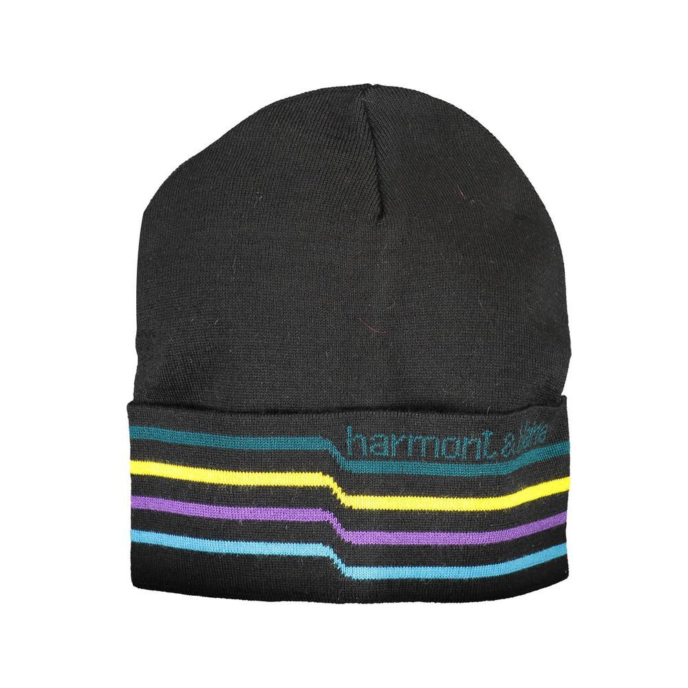 Harmont &amp; Blaine Schwarze Wollmütze für Herren