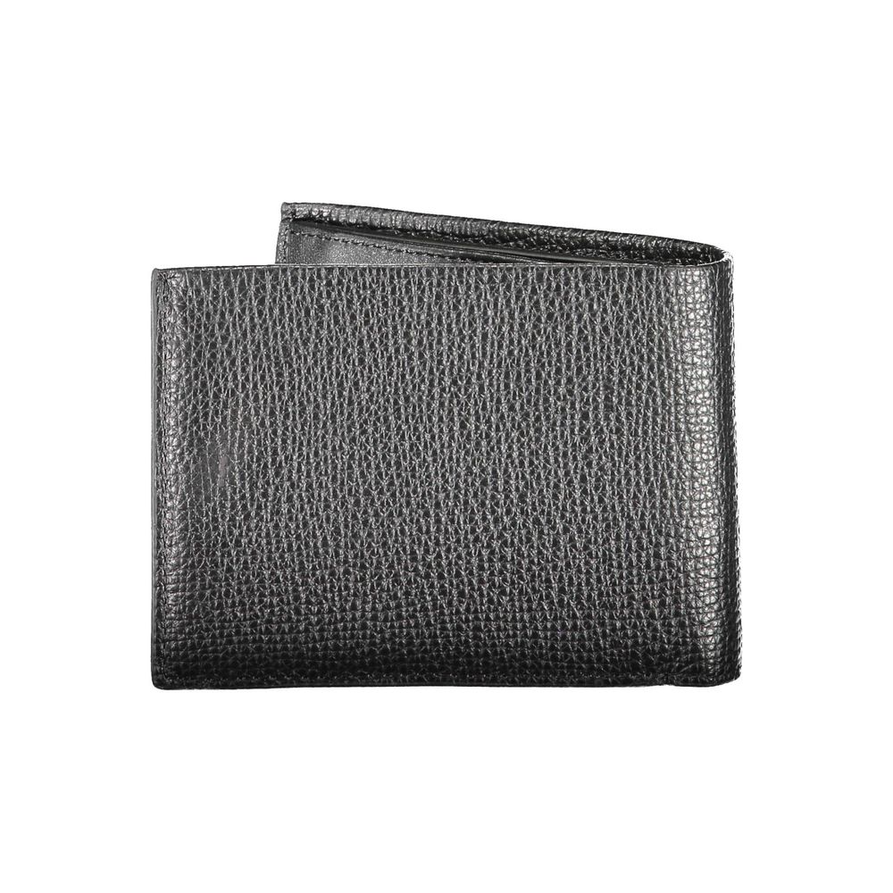 Calvin Klein Herren-Geldbörse aus schwarzem Leder
