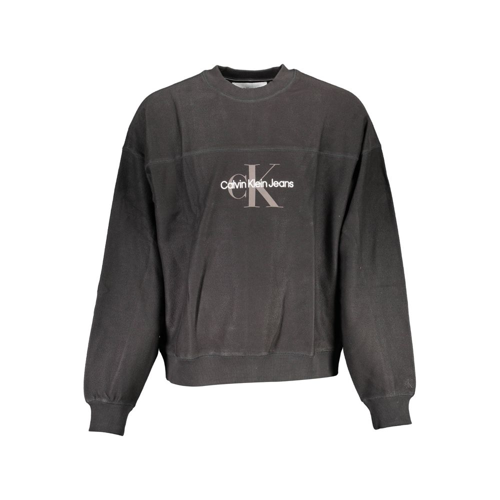 Calvin Klein – Schwarzer Baumwollpullover
