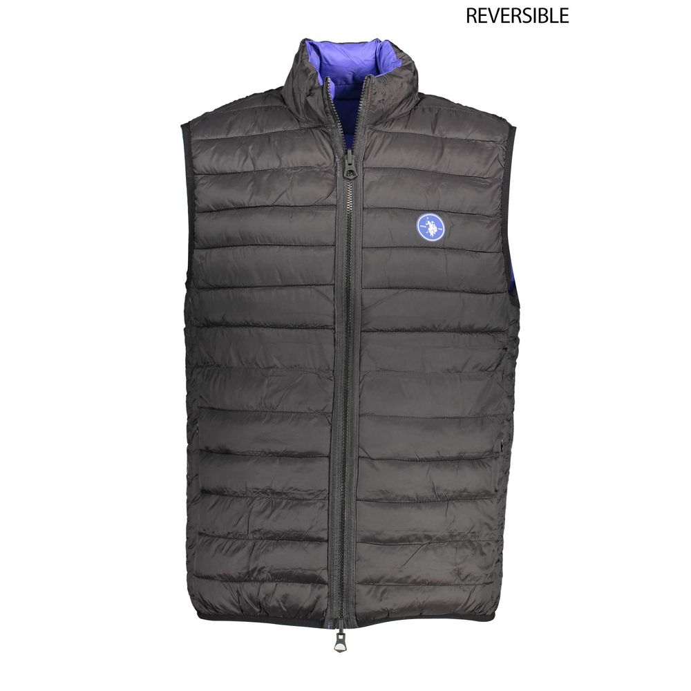 US POLO ASSN. Blaue Nylon-Herrenjacke