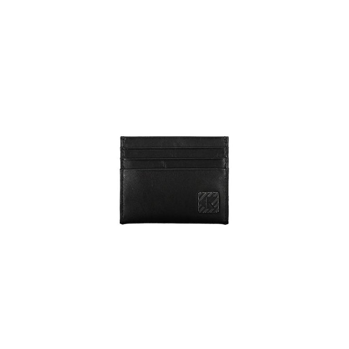 Calvin Klein Herren-Geldbörse aus schwarzem Leder