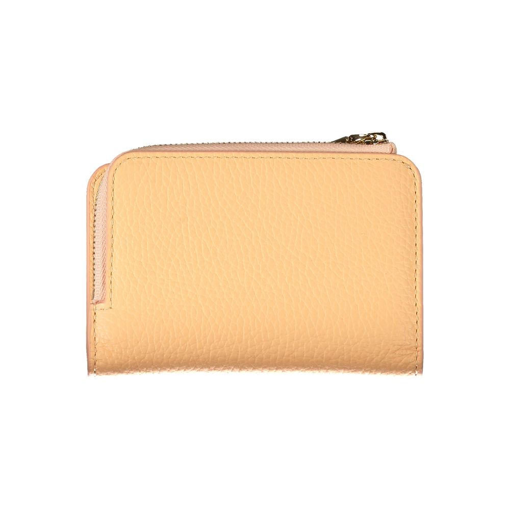 Coccinelle Orange Leder-Geldbörse