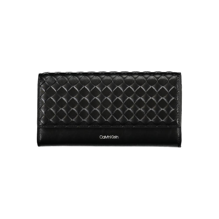 Calvin Klein Schwarze Polyester-Geldbörse