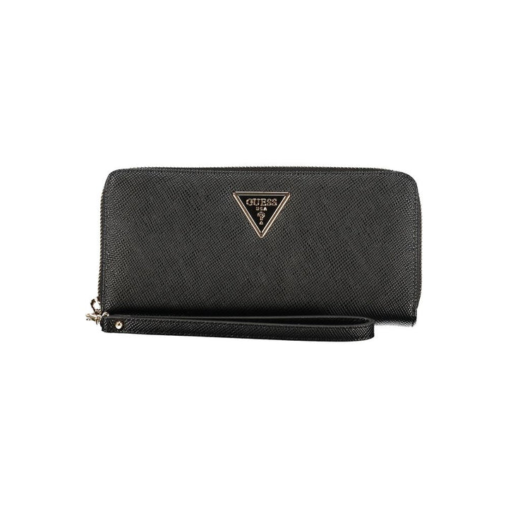 Guess Jeans – Schwarze Polyethylen-Geldbörse