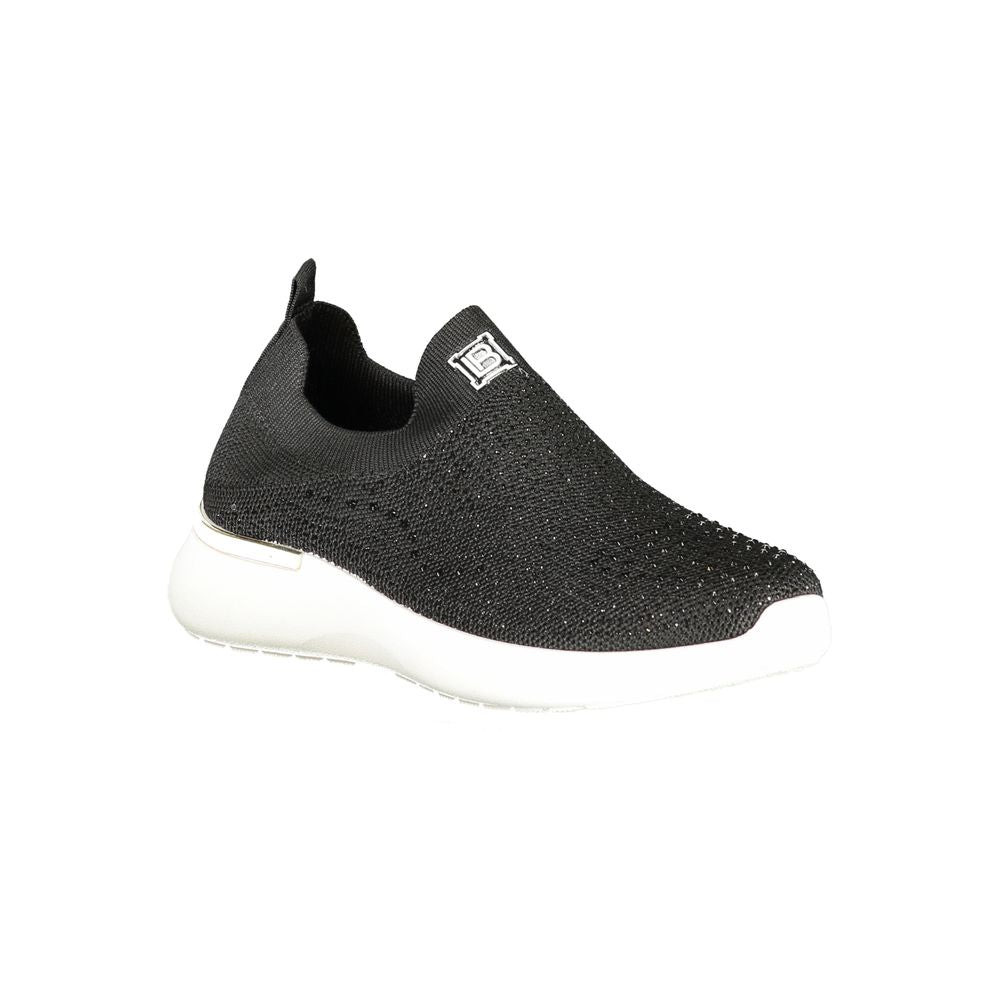 Laura Biagiotti Schwarzer Polyester Damen Sneaker