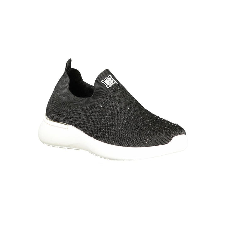 Laura Biagiotti Schwarzer Polyester Damen Sneaker
