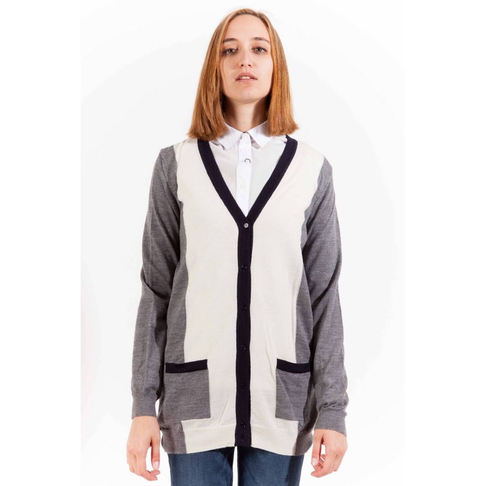 Grauer Wollpullover von Gant