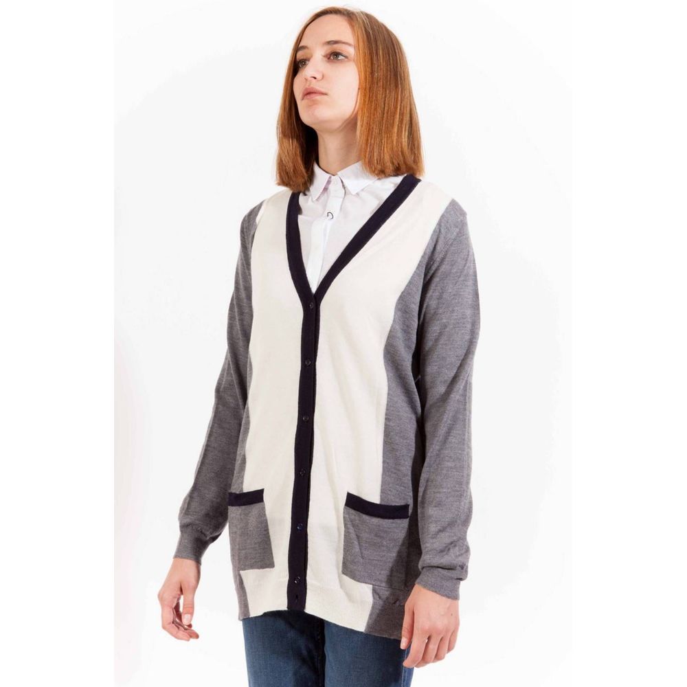 Grauer Wollpullover von Gant