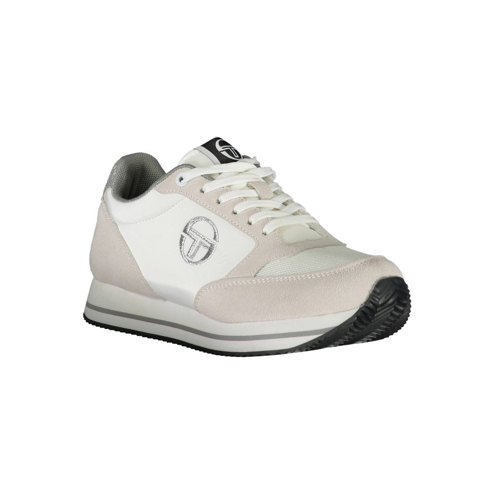 Sergio Tacchini – Weißer Polyester-Sneaker