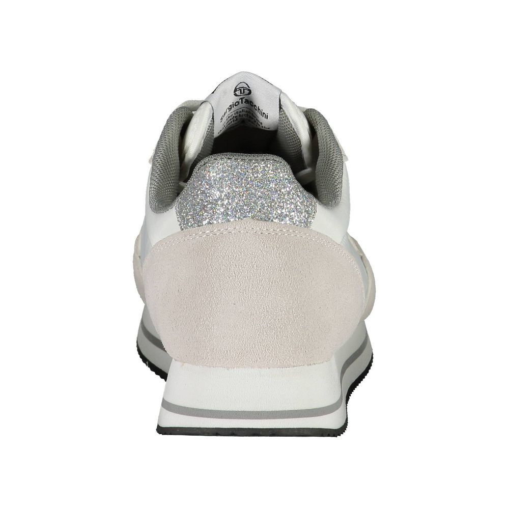 Sergio Tacchini – Weißer Polyester-Sneaker
