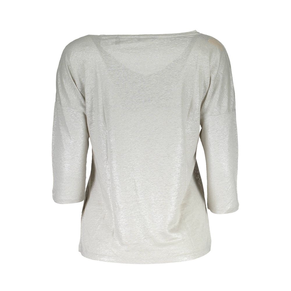 Gant Grauer Leinenpullover