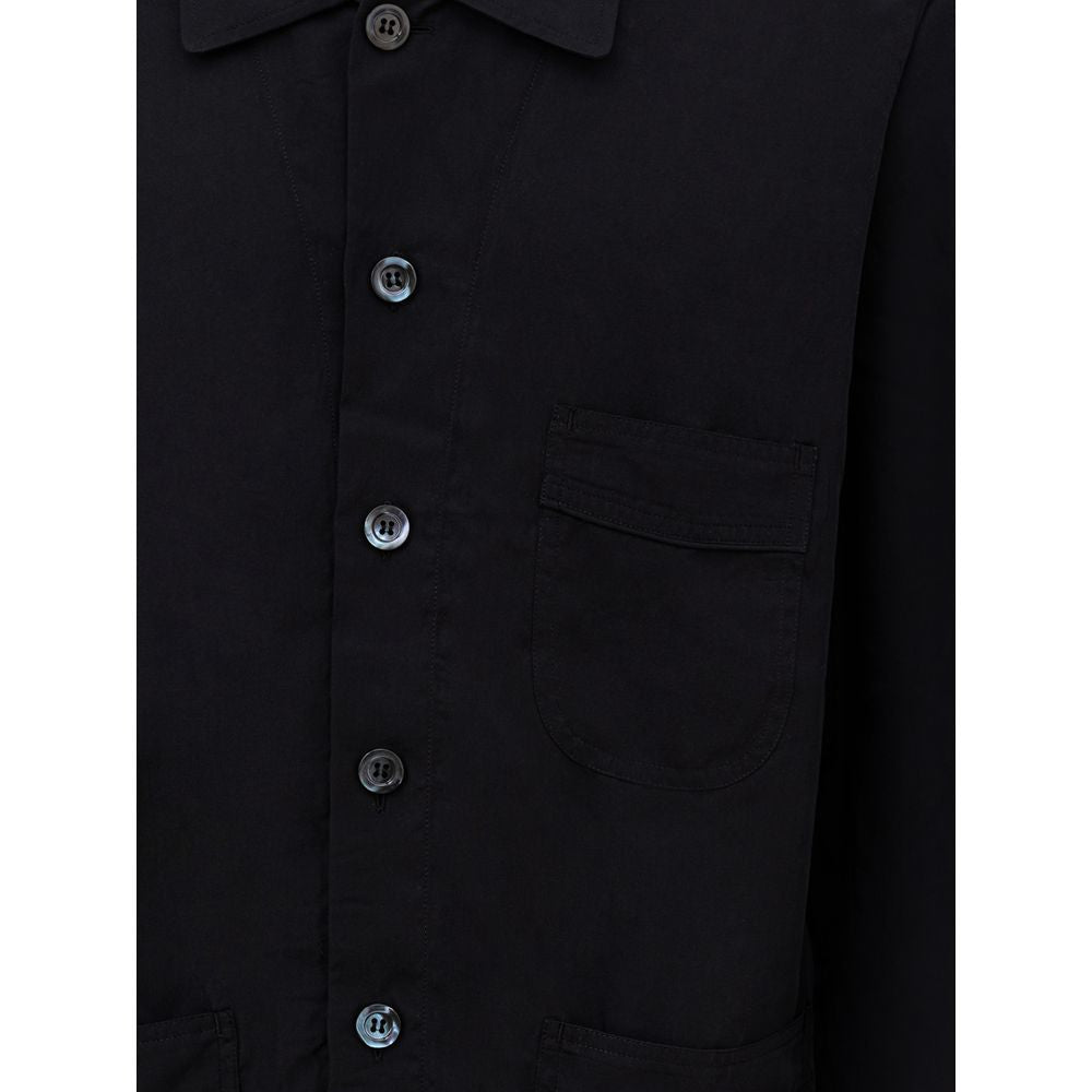 Schwarzes Lyocell-Hemd von Tom Ford