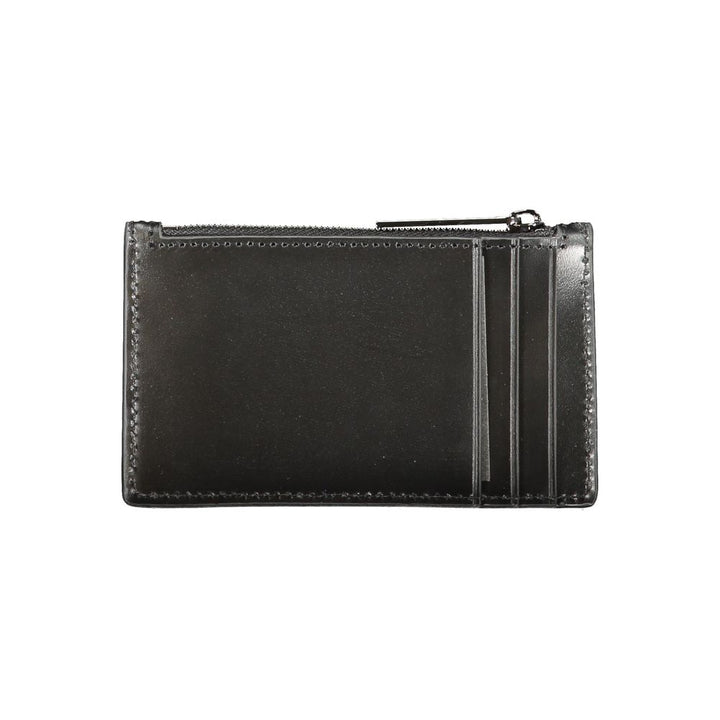 Calvin Klein Schwarze Lederbrieftasche
