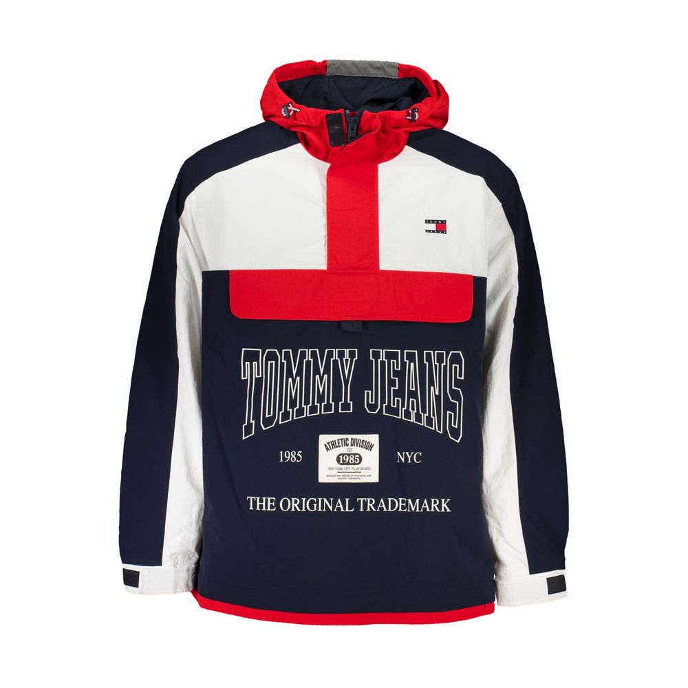 Tommy Hilfiger – Blaue Polyamid-Herrenjacke