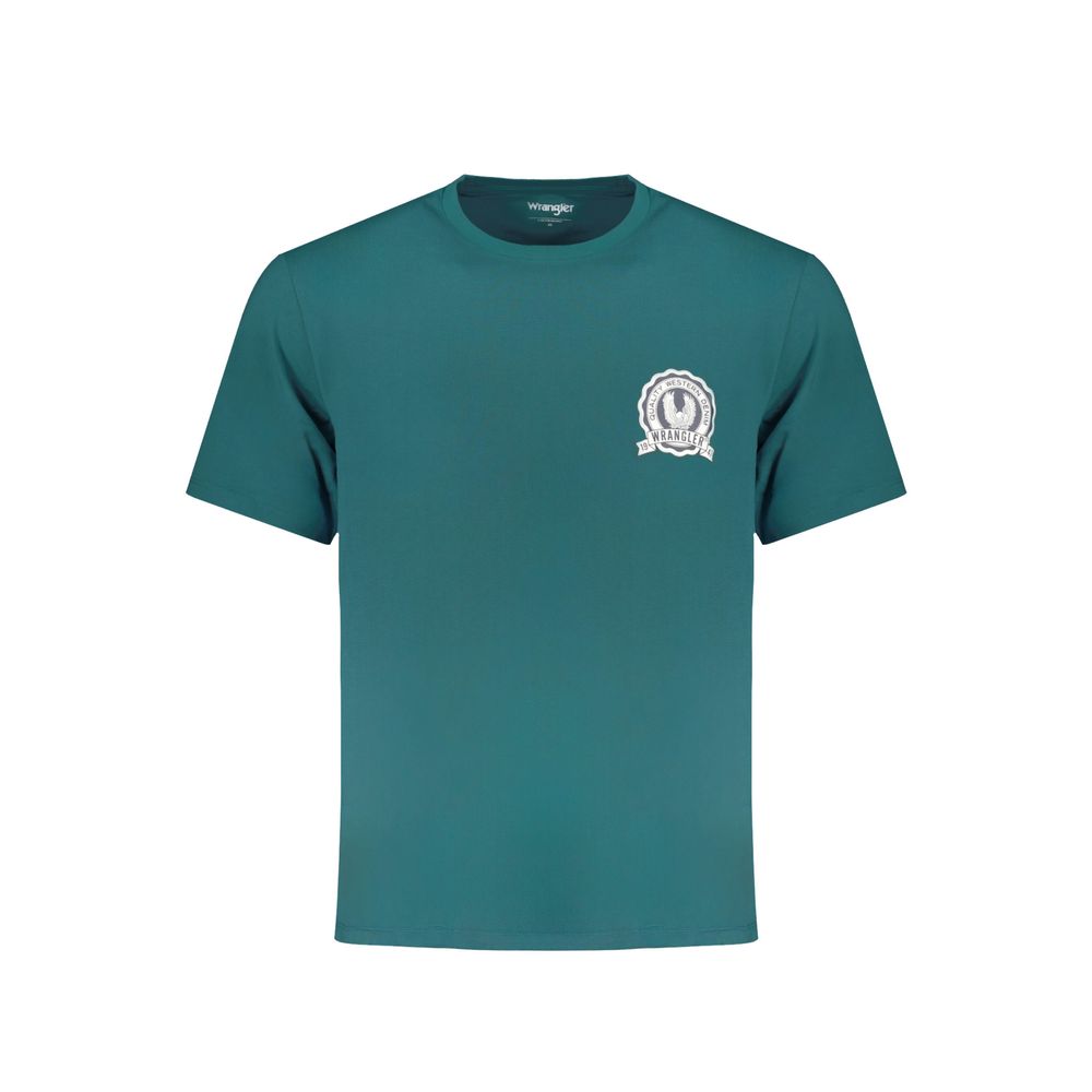Wrangler – Grünes Baumwoll-T-Shirt