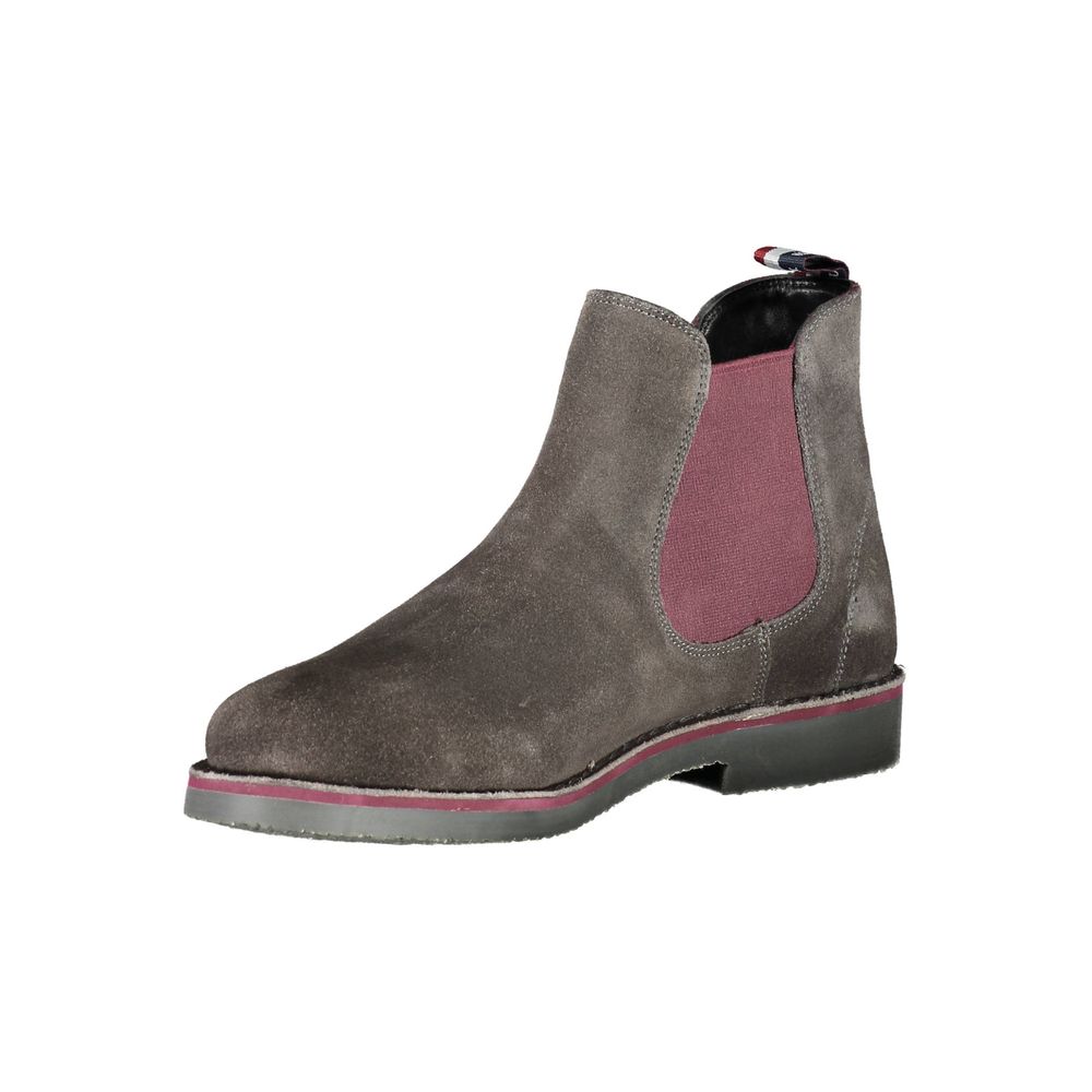 US POLO ASSN. Braune Lederstiefel für Herren