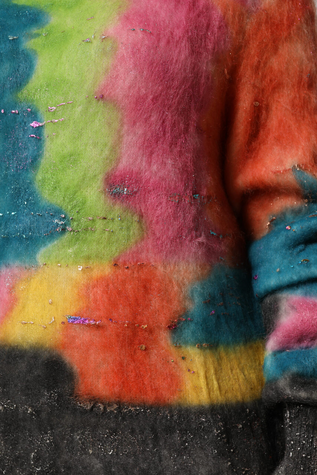 Dolce &amp; Gabbana Mehrfarbiger Rollkragenpullover aus Mohair