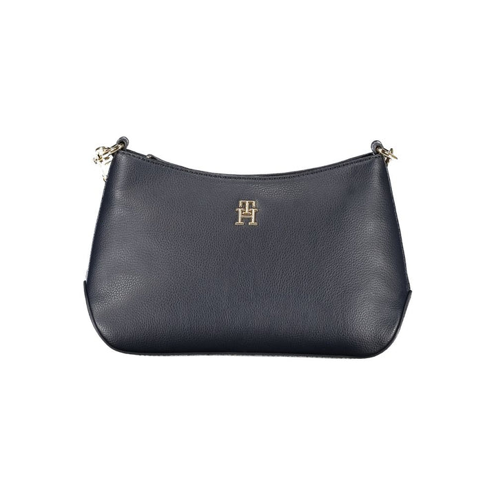 Tommy Hilfiger – Blaue Polyester-Handtasche