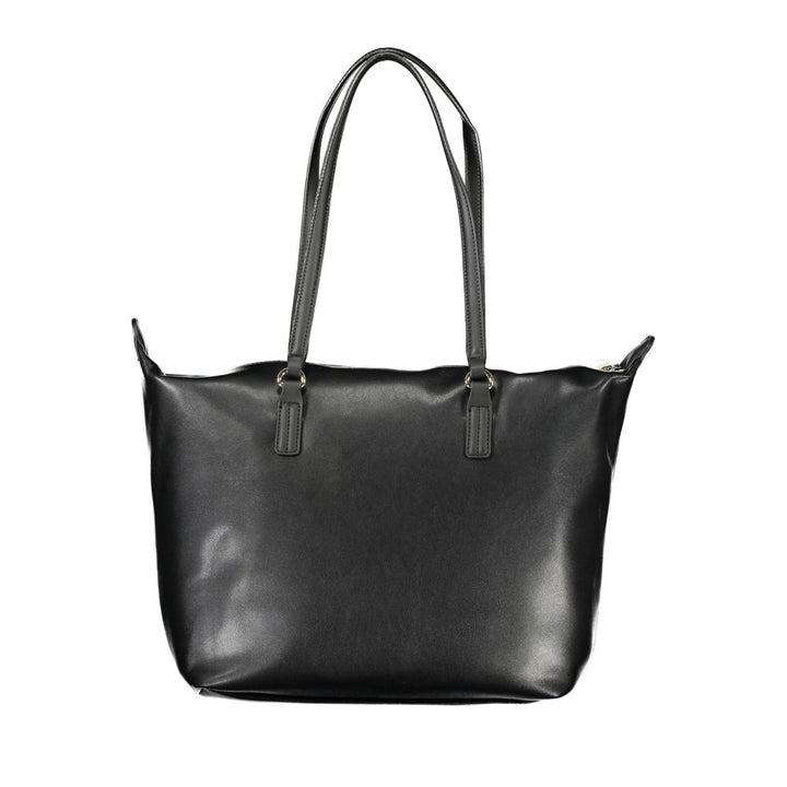 Tommy Hilfiger – Schwarze Polyester-Handtasche