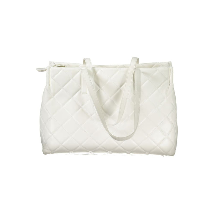 Valentino Bags Weiße Polyethylen-Frauenhandtasche