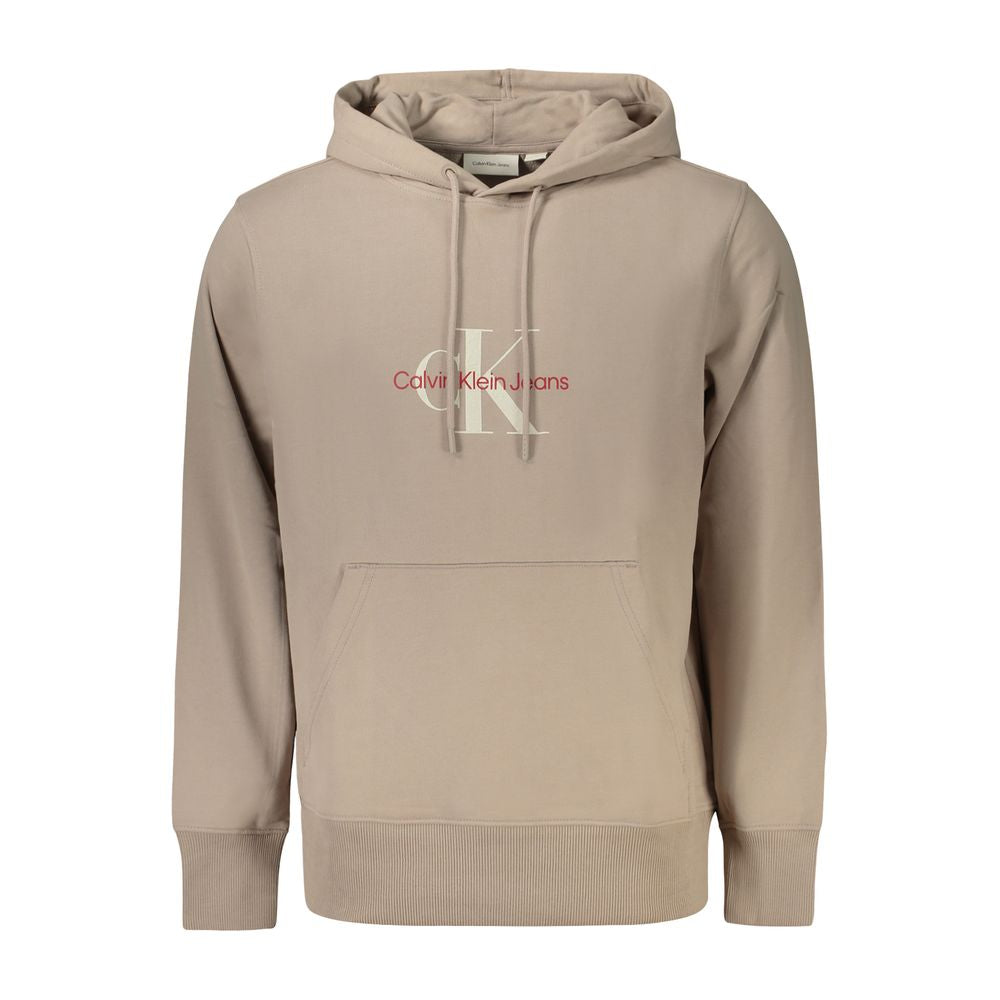 Calvin Klein Beige Herrenpullover aus Baumwolle