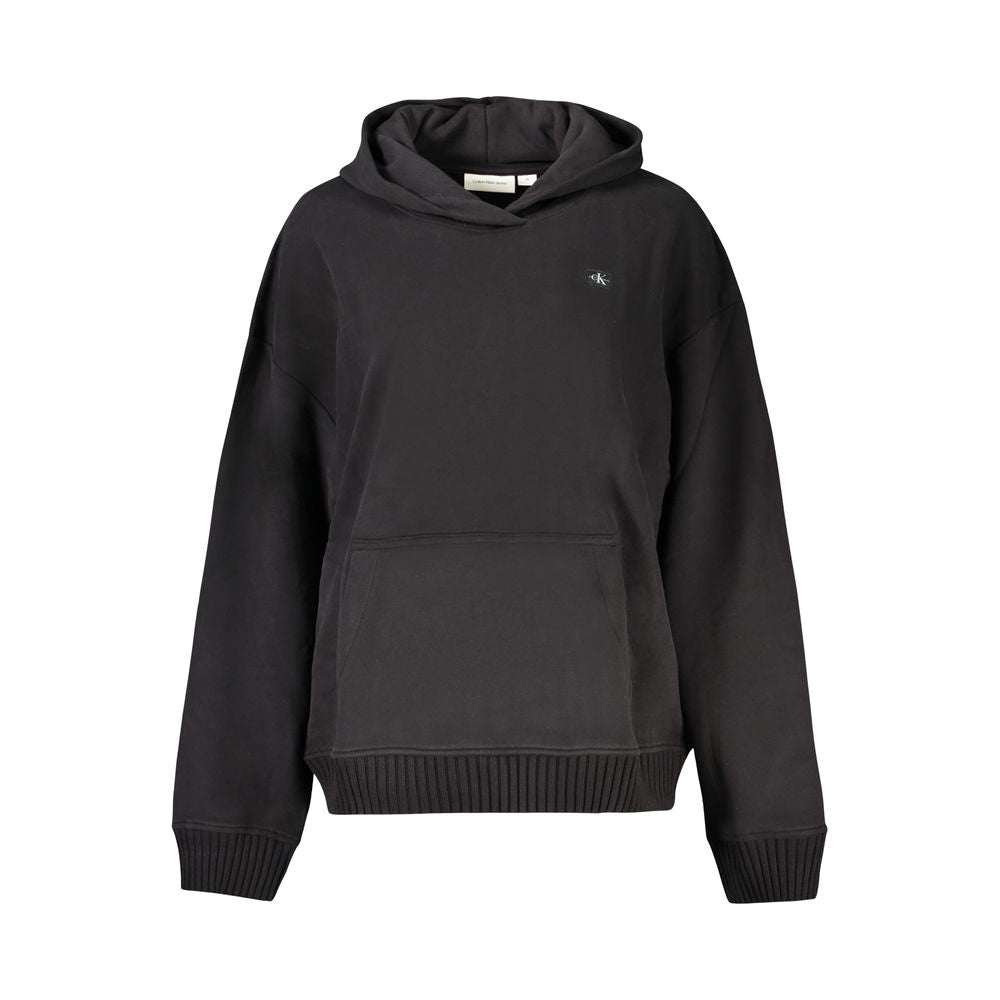 Calvin Klein Damen Pullover aus schwarzer Baumwolle