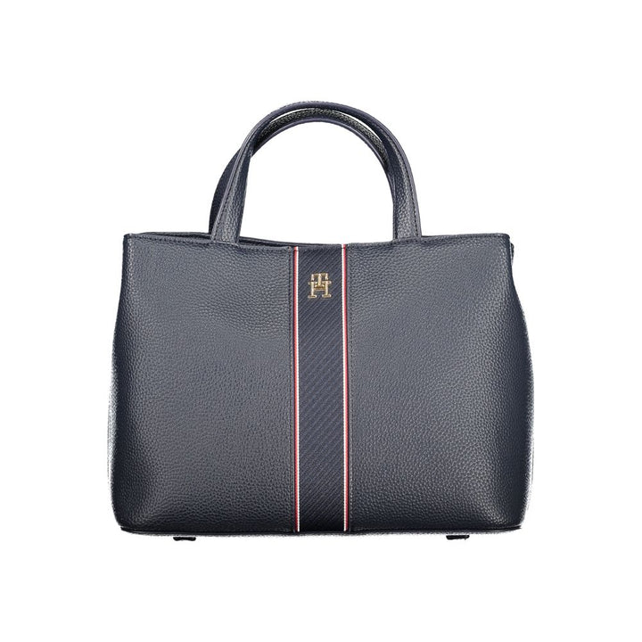 Tommy Hilfiger Damenhandtasche aus Polyethylen, Blau