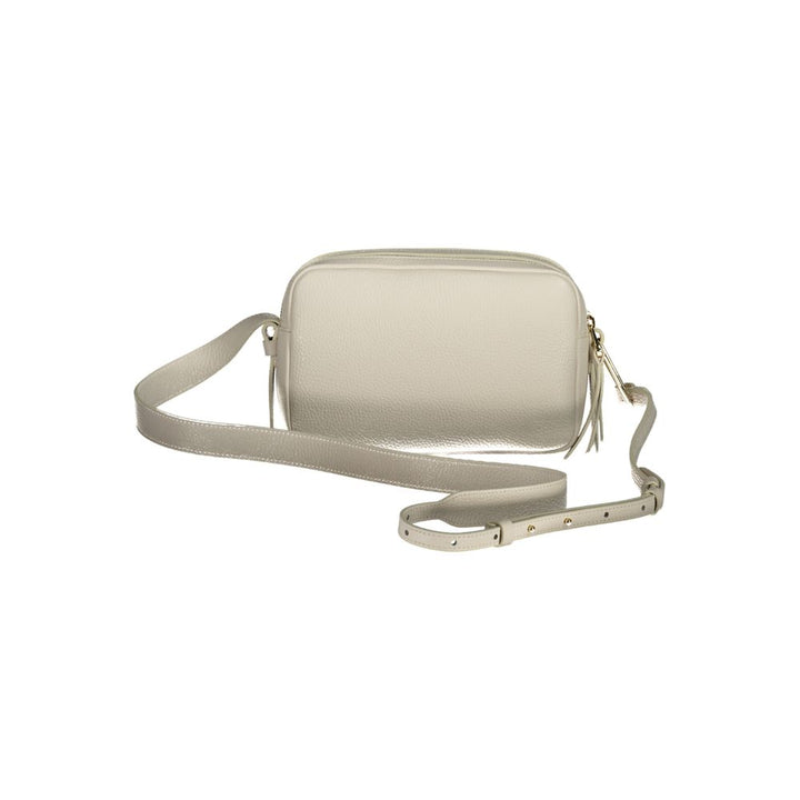 Coccinelle Weiße Lederhandtasche