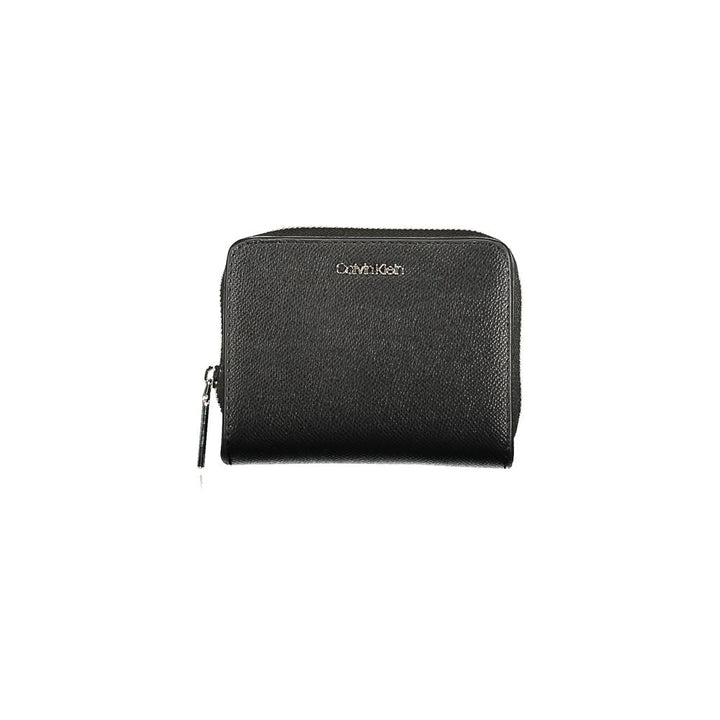 Calvin Klein – Schwarze Polyethylen-Geldbörse für Damen