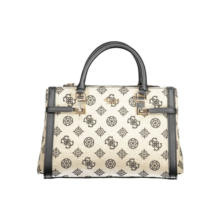 Guess Jeans – Schwarze Baumwollhandtasche