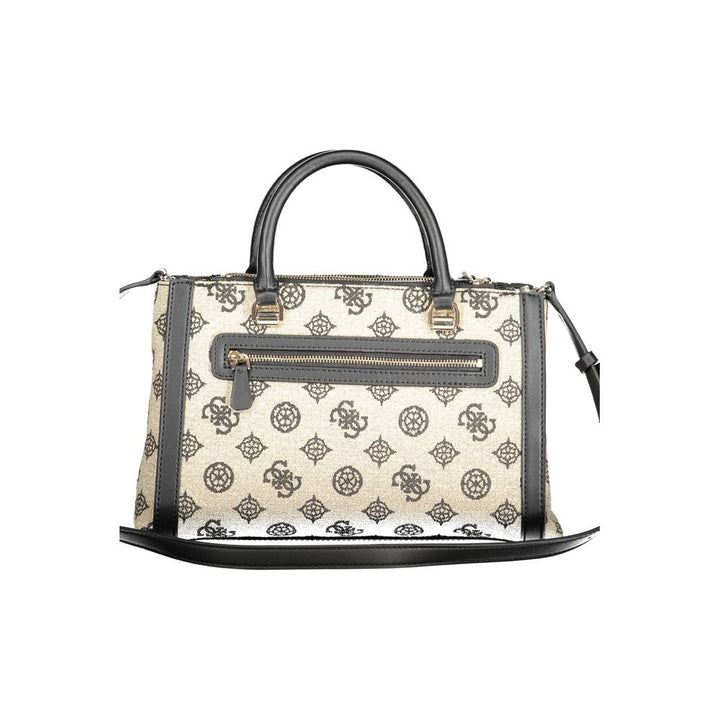 Guess Jeans – Schwarze Baumwollhandtasche